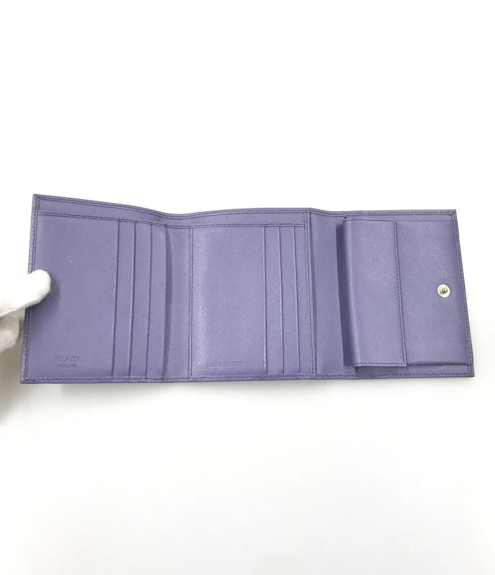 Prada Wallet fold Bi Black